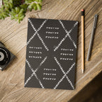 Geometric Mudcloth Lined Journal