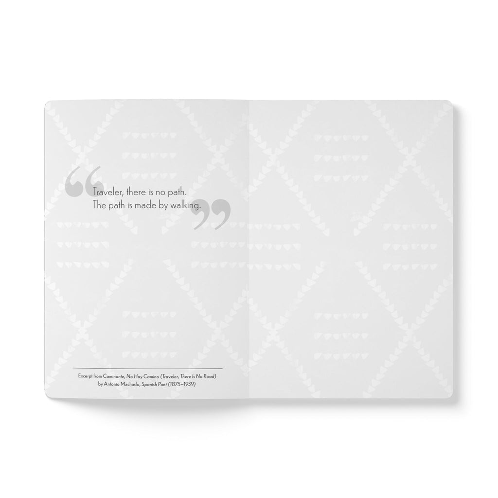 Geometric Mudcloth Lined Journal
