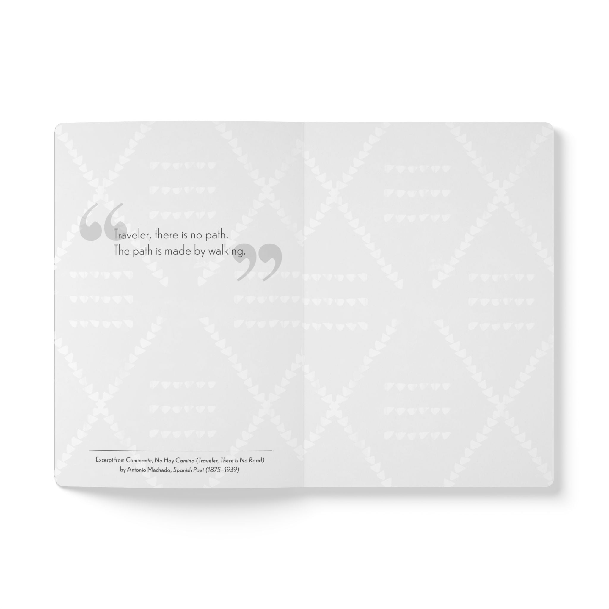 Geometric Mudcloth Lined Journal