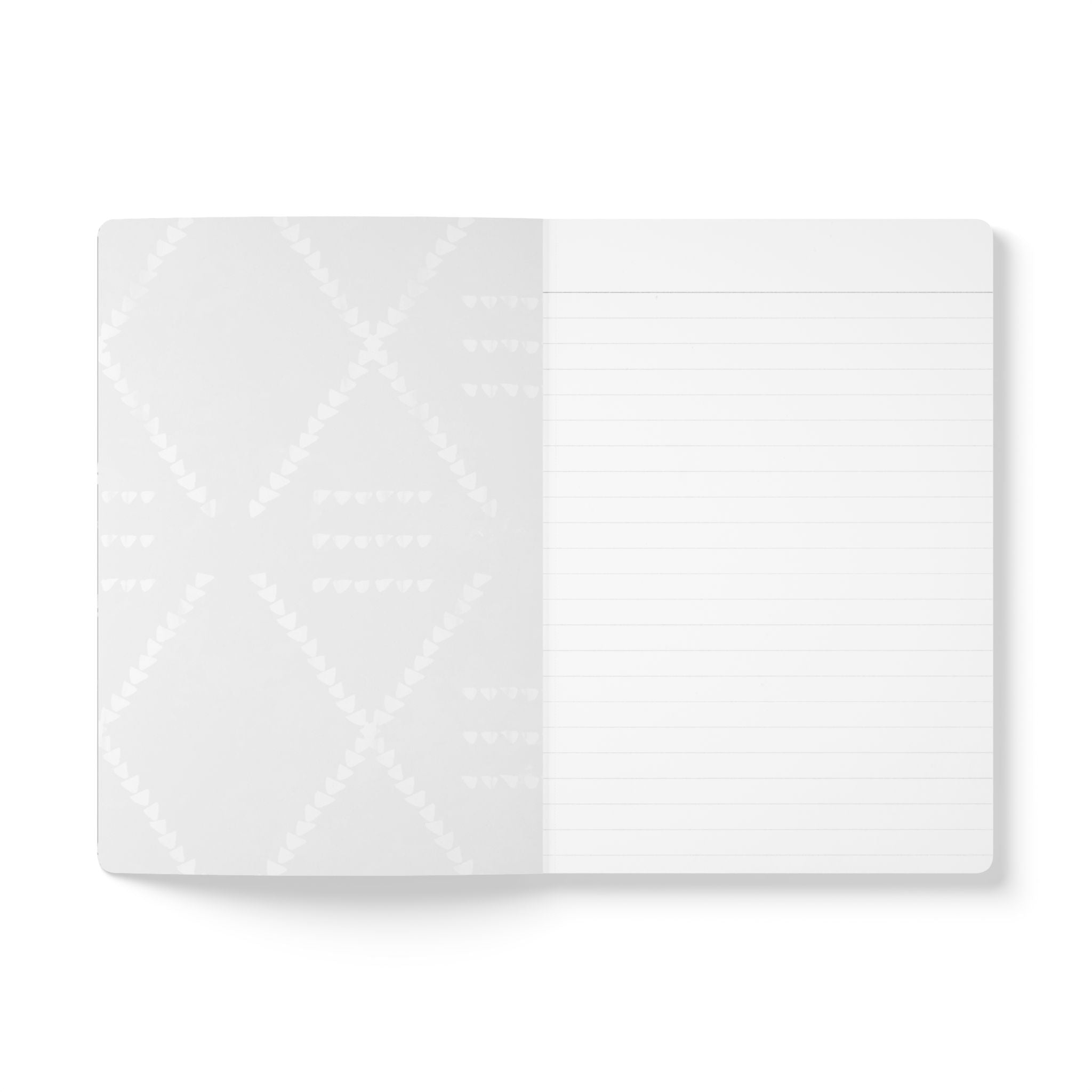 Geometric Mudcloth Lined Journal