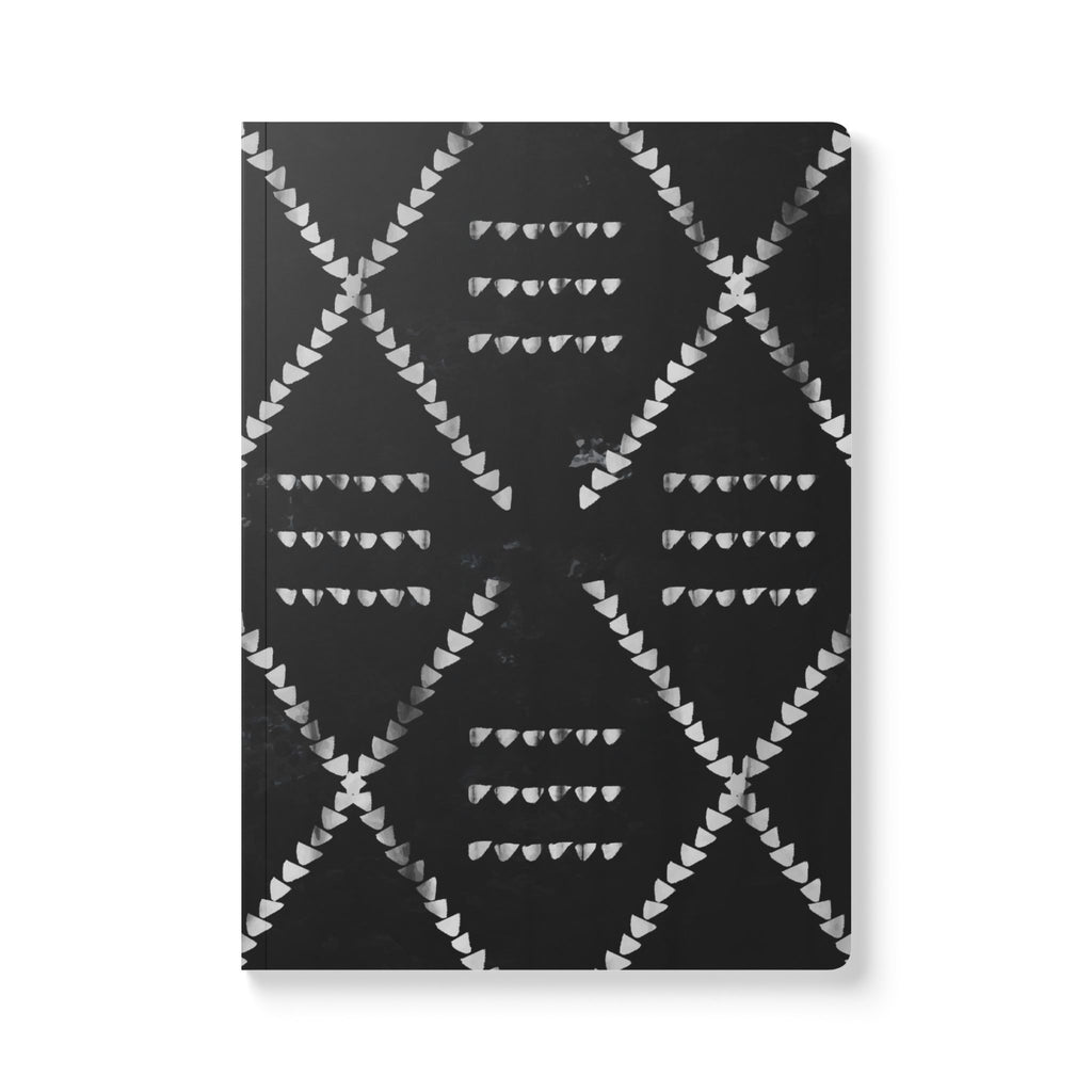 Geometric Mudcloth Lined Journal