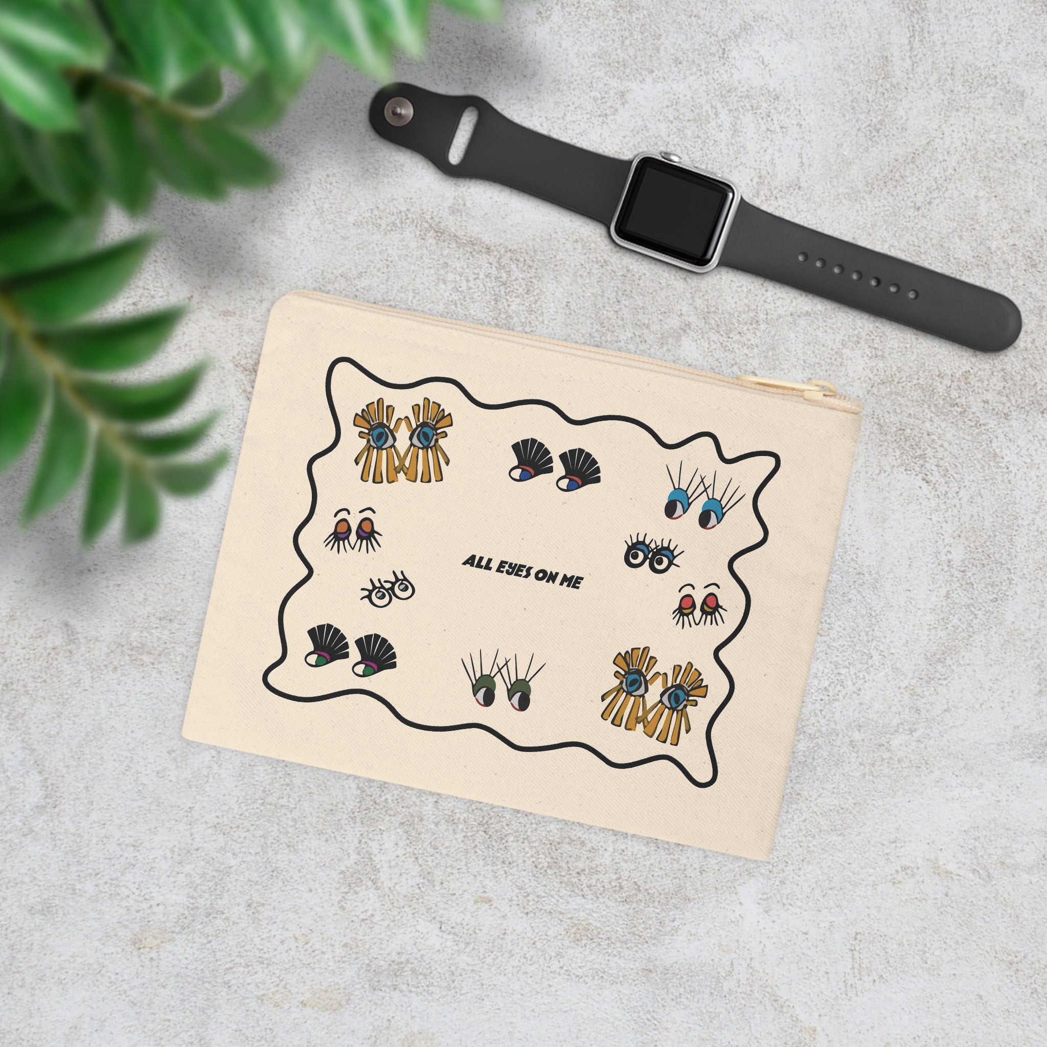 All Eyes on Me Accessory Zipper Pouch