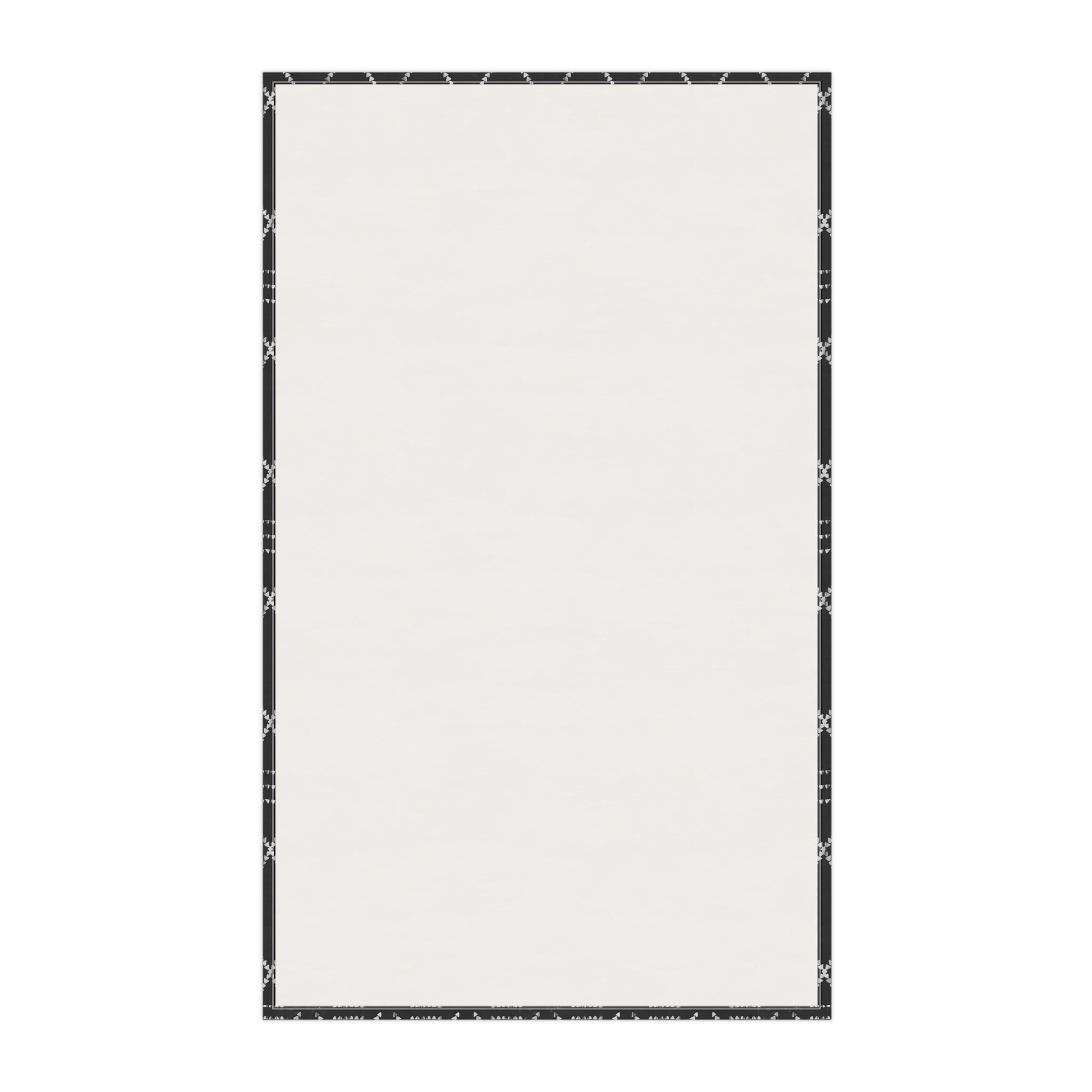 Black Geometric Mudcloth Kitchen Tea Towel