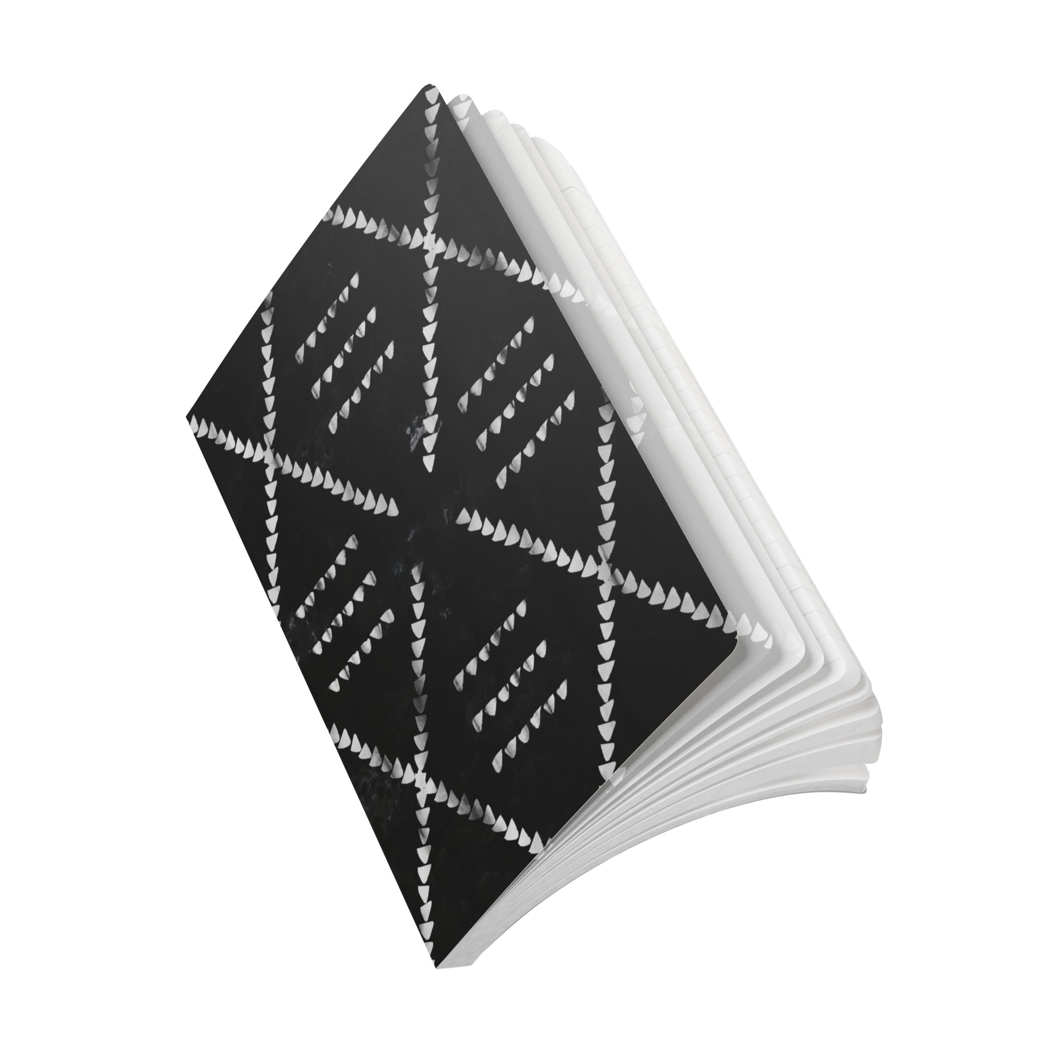 Geometric Mudcloth Lined Journal
